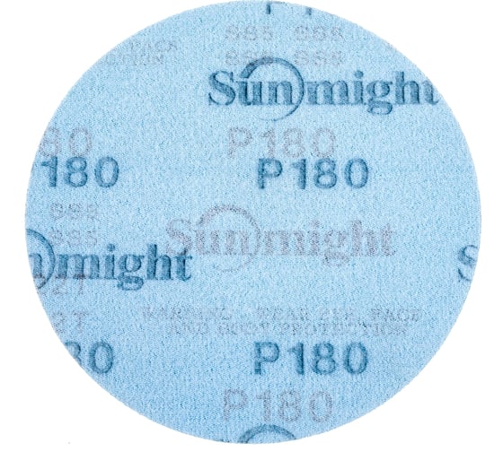 Круг шлифовальный на бумаге B322 (125 мм; без отверстий; Р180) SUNMIGHT 7930091772896