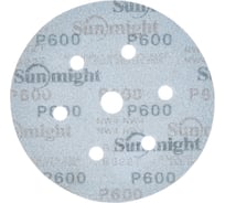 Круг шлифовальный на бумаге B322 (150 мм; 6+1 отверстий; Р600) SUNMIGHT 7930091772377