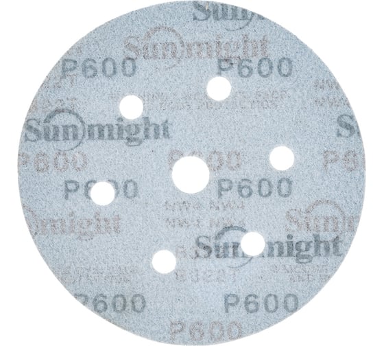 Круг шлифовальный на бумаге B322 (150 мм; 6+1 отверстий; Р600) SUNMIGHT 7930091772377