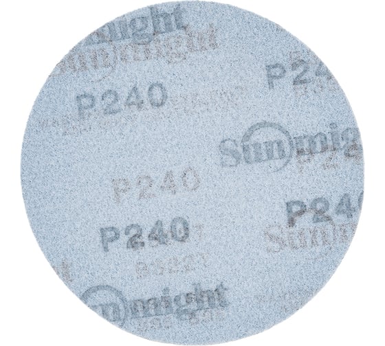 Круг шлифовальный на бумаге B322 (125 мм; без отверстий; Р240) SUNMIGHT 7930091772919