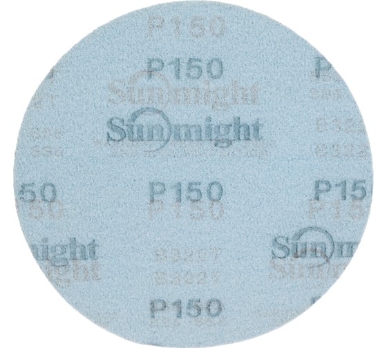 Круг шлифовальный на бумаге B322 (150 мм; без отверстий; Р150) SUNMIGHT 7930091772483
