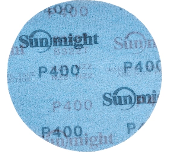 Круг шлифовальный на бумаге B322 (125 мм; без отверстий; Р400) SUNMIGHT 7930091772957 1