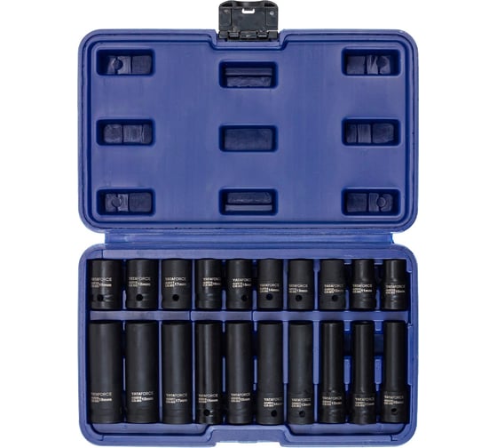 Набор головок YATAFORCE 20 предметов, 1/2DR, (6 граней) YF-4201-5K(61686)