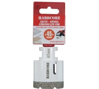 Коронка алмазная Hardcore по керамограниту для УШМ 45 мм, М14 155045