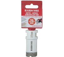 Коронка алмазная Hardcore по керамограниту для УШМ 25 мм, М14 155025