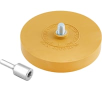 Диск полиуретановый для снятия липких лент со шпинделем ERASER WHEEL (90х15 мм) INDASA 23432