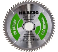 Диск пильный Hilberg Industrial Дерево Тонкий Рез 190x30x60Т HWT192