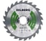 Диск пильный Hilberg Industrial Дерево Тонкий Рез 165x30x24Т HWT160 1