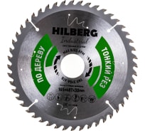 Диск пильный по дереву Industrial (165х30 мм; 48Т; тонкий рез) Hilberg HWT163