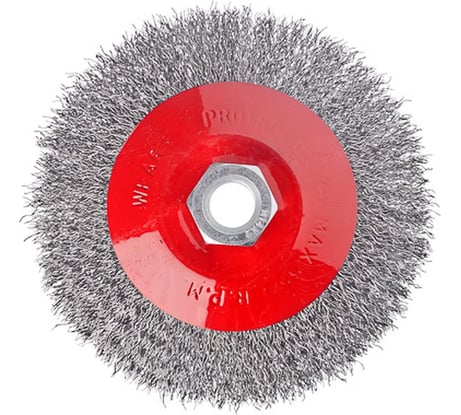 Щетка металлическая тарелка (115 мм; М14) для УШМ ЕРМАК 656-042
