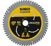 Пильный диск по мультиматериалу, Dewalt 250x30x2.16 мм DT99573 DT99573-QZ