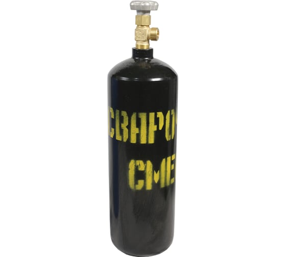 Баллон сварочная смесь MEREM 5 л, D = 133, 150 атм., MV-25, 00-00004849