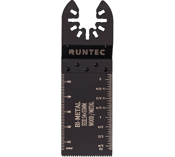 Насадка для МФИ (реноватора) пильная прямая RUNTEC BiM 34x55 мм по дереву, пластику и металлу RT-OCB34x55