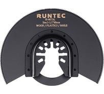 Насадка для МФИ (реноватора) пильная сегментная RUNTEC BiM 88 мм по дереву, пластику и металлу RT-OCB88