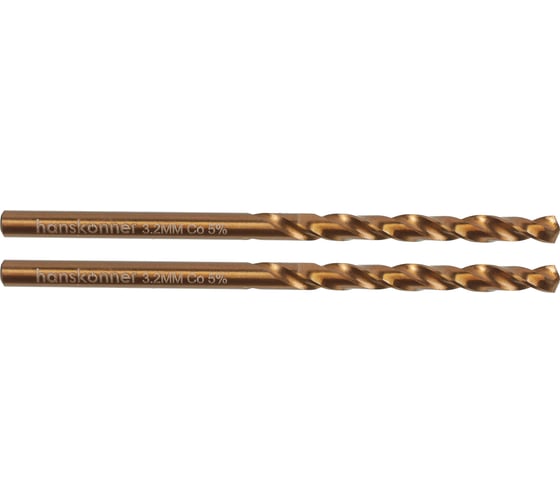 Сверло по металлу Hanskonner COBALT 3,2x65мм H1055-M032-65 1