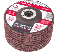 Круг лепестковый торцевой Arnezi 125x22 мм, Р100, 10 шт R8010315