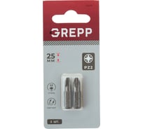 Набор бит GREPP PZ2x25 мм, стальS2, (2шт) 11678