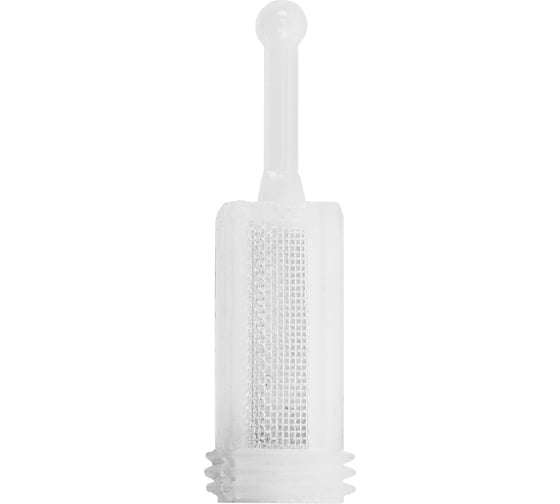 Фильтр для краскопульта Forsage (сетка) пластмассовый (60 mesh; L-35 мм; хвостовик Ø2 мм; Ø11 мм) F-PF-01(58770)