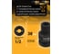 Головка ударная 6-гранная JCB 9 мм, 1/2"DR JCB-44509(59444) 3