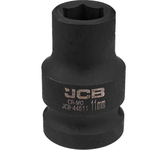 Головка ударная 6-гранная JCB 11 мм, 1/2"DR JCB-44511(59446) 1