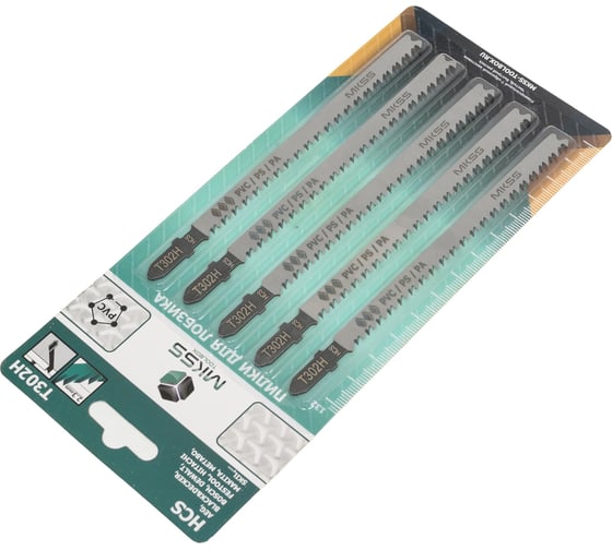 Пилки для электролобзика по пластмассе MKSS Toolbox MK0912 Т302H MKSS MK09120302
