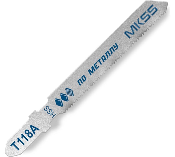Пилки для электролобзика по металлу MKSS Toolbox MK0910 Т118А HSS MKSS MK09100118