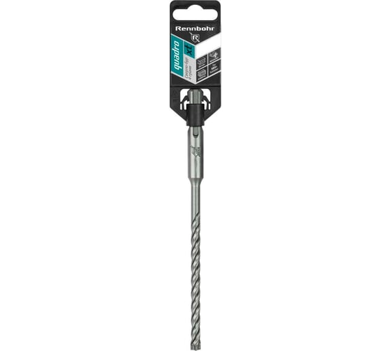 Бур RENNBOHR SDS+ Quadro XT 4 грани (монолит) 8х210 мм 520821 1