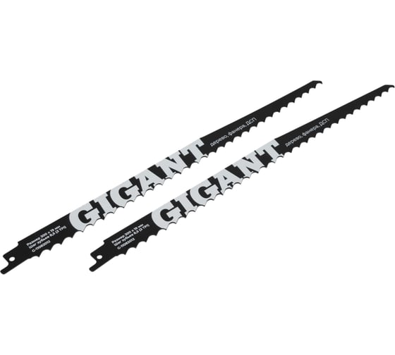 Пилки для сабельной пилы по дереву 300x8мм Gigant G-11082012