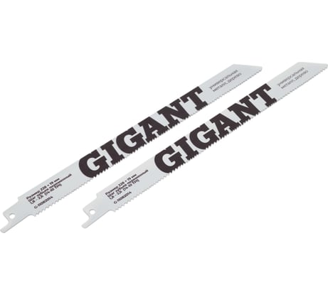Пилки для сабельной пилы BIM по дер/мет/пласт 225x1,8-2,6мм Gigant G-11082014