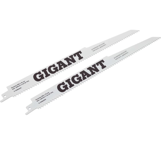 Пилки для сабельной пилы BIM универсальные 300x4мм Gigant G-11082019