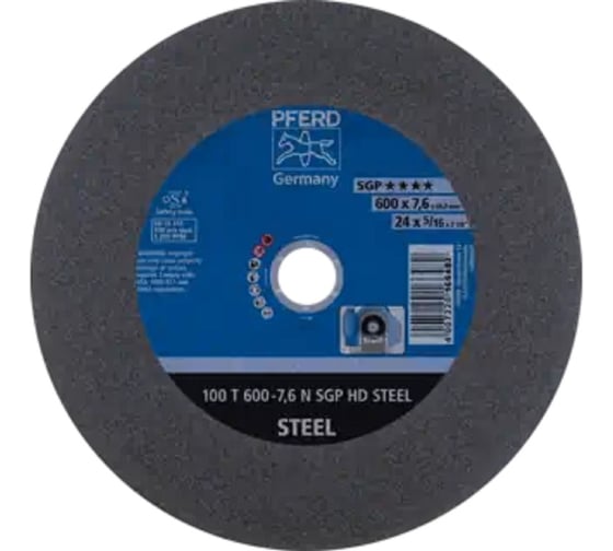 Круг отрезной PFERD 100T 600-7.6 N SGP HD STEEL/60.0 (166482) 66397706