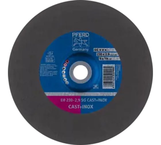 Круг отрезной PFERD EH 230-2.9 SG CAST+INOX (522905) 61324832 1