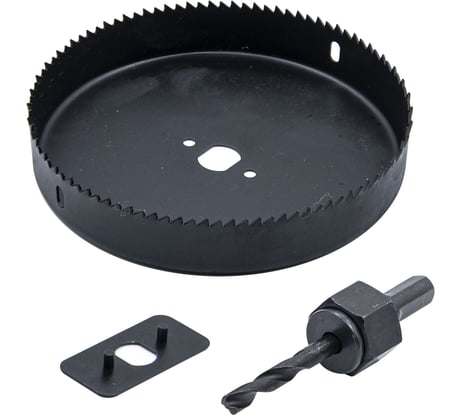 Кольцевая пила HCS по дереву РемоКолор 152 мм, сверло 6 мм, держатель 35-7-615