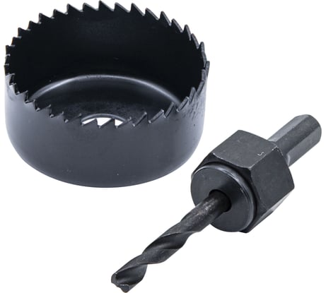 Кольцевая пила HCS по дереву РемоКолор 60 мм, сверло 6 мм, держатель 35-7-660