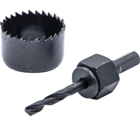 Кольцевая пила HCS по дереву РемоКолор 45 мм, сверло 6 мм, держатель 35-7-645