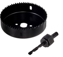 Кольцевая пила HCS по дереву РемоКолор 102 мм, сверло 6 мм, держатель 35-7-602