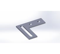 Упор угловой Ferrous Metal 350х350, d16, 6мм уу350350166