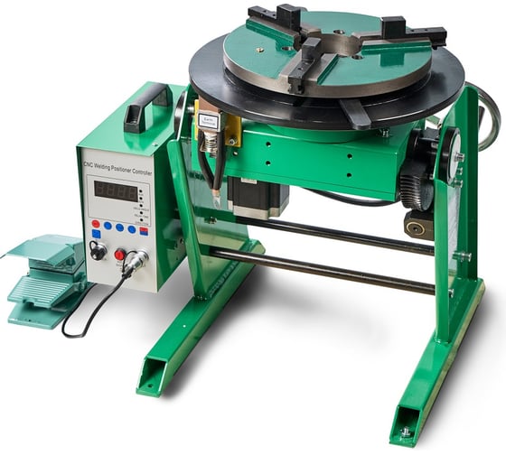 Сварочный позиционер ATTA CNC-100 с патроном KD300 (NCконтроллер, шаговый двигатель,Ø 10-400 мм, грузоподъемность 100 кг) CNC-100 KD300 1