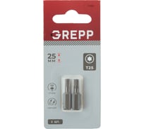 Набор бит GREPP T25x25 мм, сталь S2, (2шт) 11686