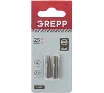 Набор бит GREPP SL6x25 мм, сталь S2, (2шт) 11682