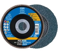 Круг шлифовальный лепестковый PFERD PFF 125 Z40 PSF STEELOX (512517) 67664125