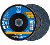 Круг шлифовальный лепестковый PFERD PFC 180 Z40 PSF STEELOX (377321) 67764185