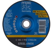 Круг шлифовальный PFERD E 180-7 PSF STEELOX (640999) 62017640
