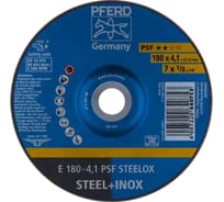 Круг шлифовальный PFERD E 180-4.1 PSF STEELOX (640753) 62017950