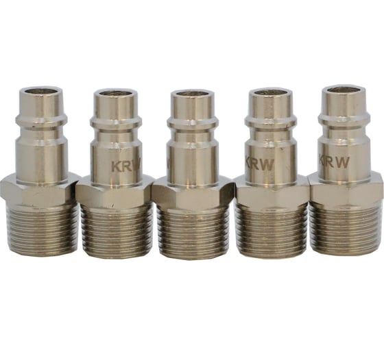БРС KraftWell папа, резьба M3/8, 5 шт KRW-QC38MM-5