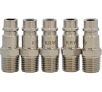 БРС KraftWell папа, резьба M1/4, 5 шт KRW-QC14MM-5