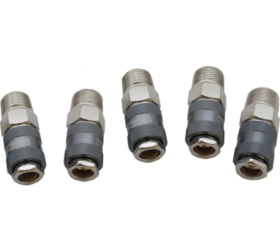 БРС KraftWell мама, резьба M1/2, 5 шт KRW-QC12FM-5 1