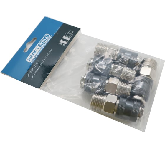 БРС KraftWell мама, резьба M1/2, 5 шт KRW-QC12FM-5