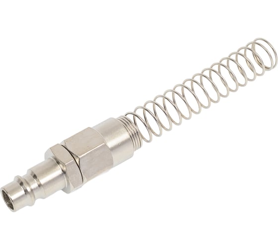 БРС KraftWell папа, c пружиной для шланга 8x12 мм, 10 шт KRW-QCS0812M-10 1