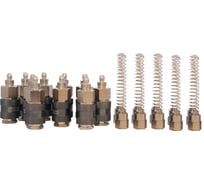 БРС KraftWell мама c пружиной для шланга 6x8 мм, 10 шт KRW-QCS0508F-10